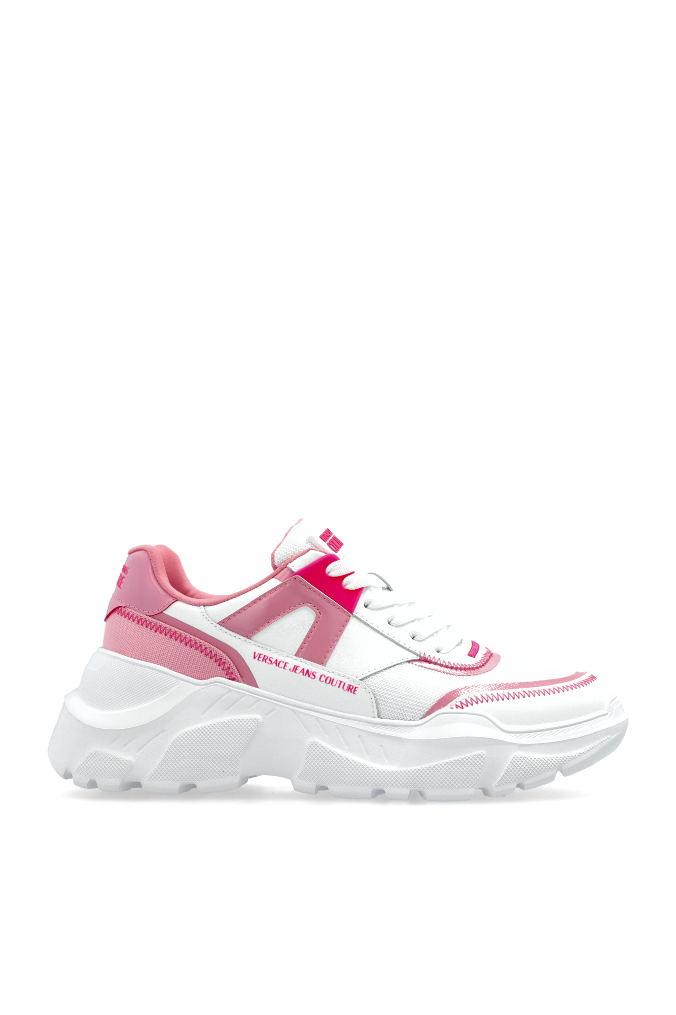 スニーカー VERSACE JEANS COUTURE Woman Sneakers White 78VA3SC4ZPB05 MD7 VERSACE JEANS COUTURE: Sneakers woman - White | Versace